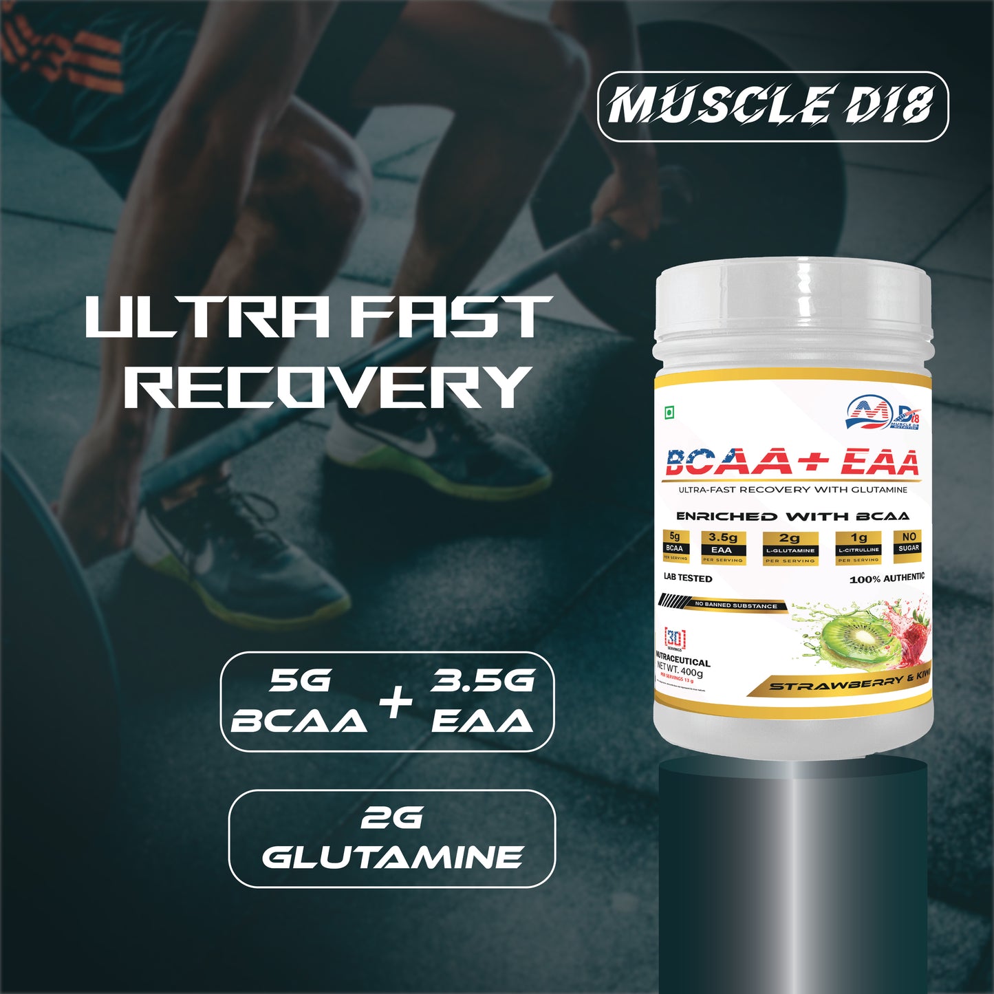 BCAA Strawberry & Kiwi