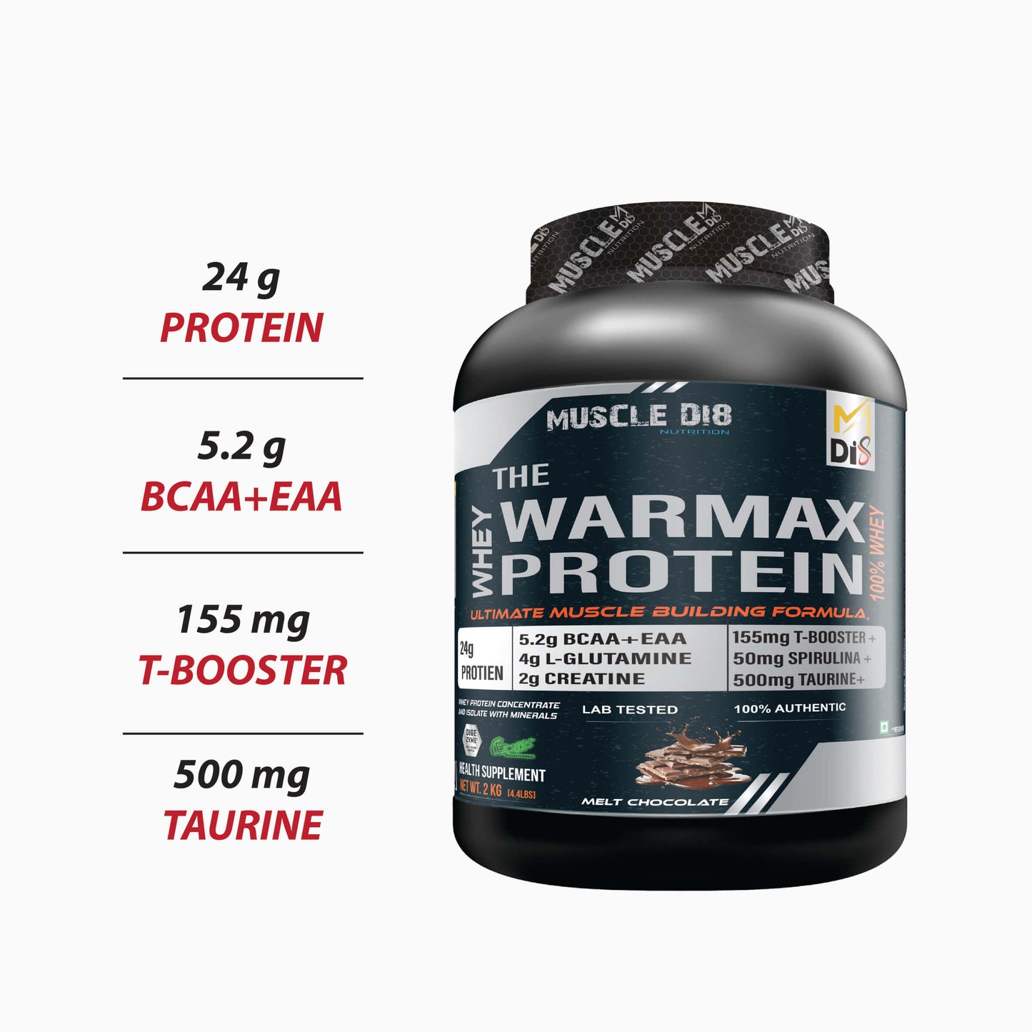 The Warmax Whey Protein Chocolate Flavour