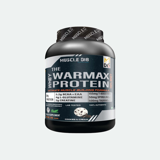 The Warmax Whey Protein Cookies & Cream