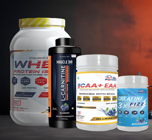 ISOLATE WHEY PROTEIN + L-CARNITINE + BCAA+EAA + CREATINE FIZZ