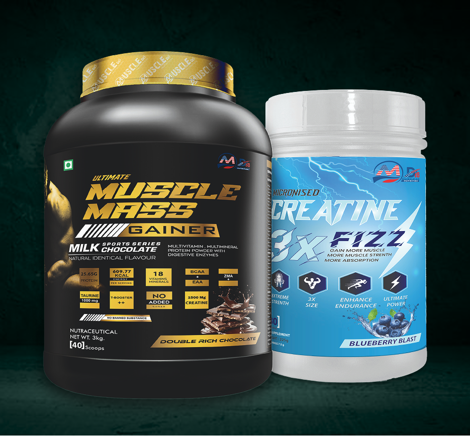 ULTIMATE MUSCLE MASS GAINER + CREATINE FIZZ