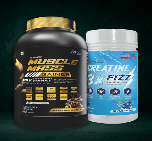 ULTIMATE MUSCLE MASS GAINER + CREATINE FIZZ
