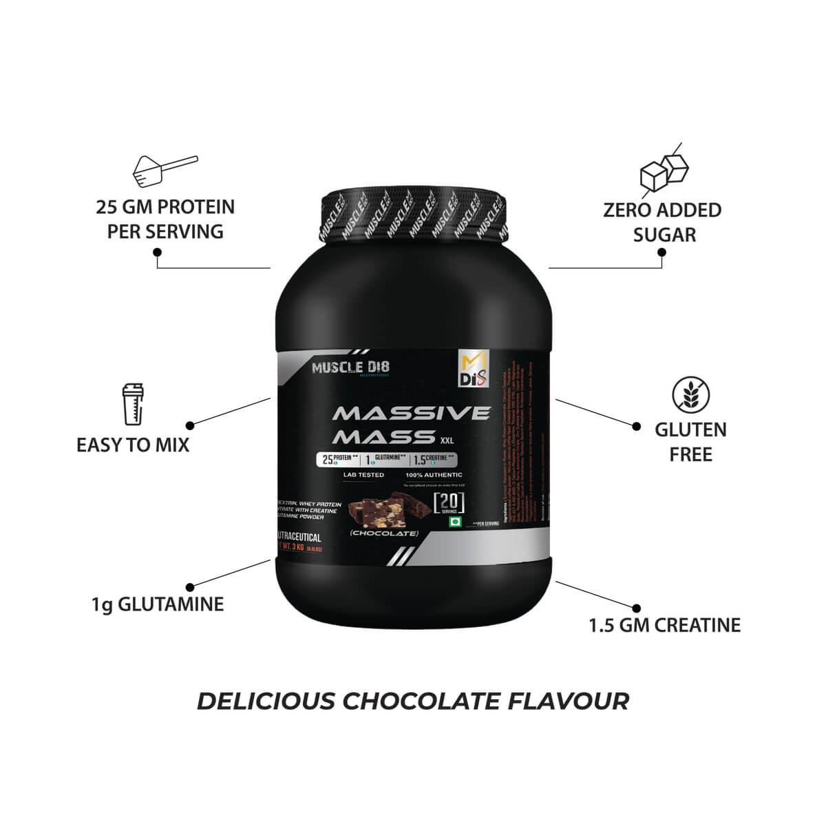 Mass Gainer – Chocolate Flavor