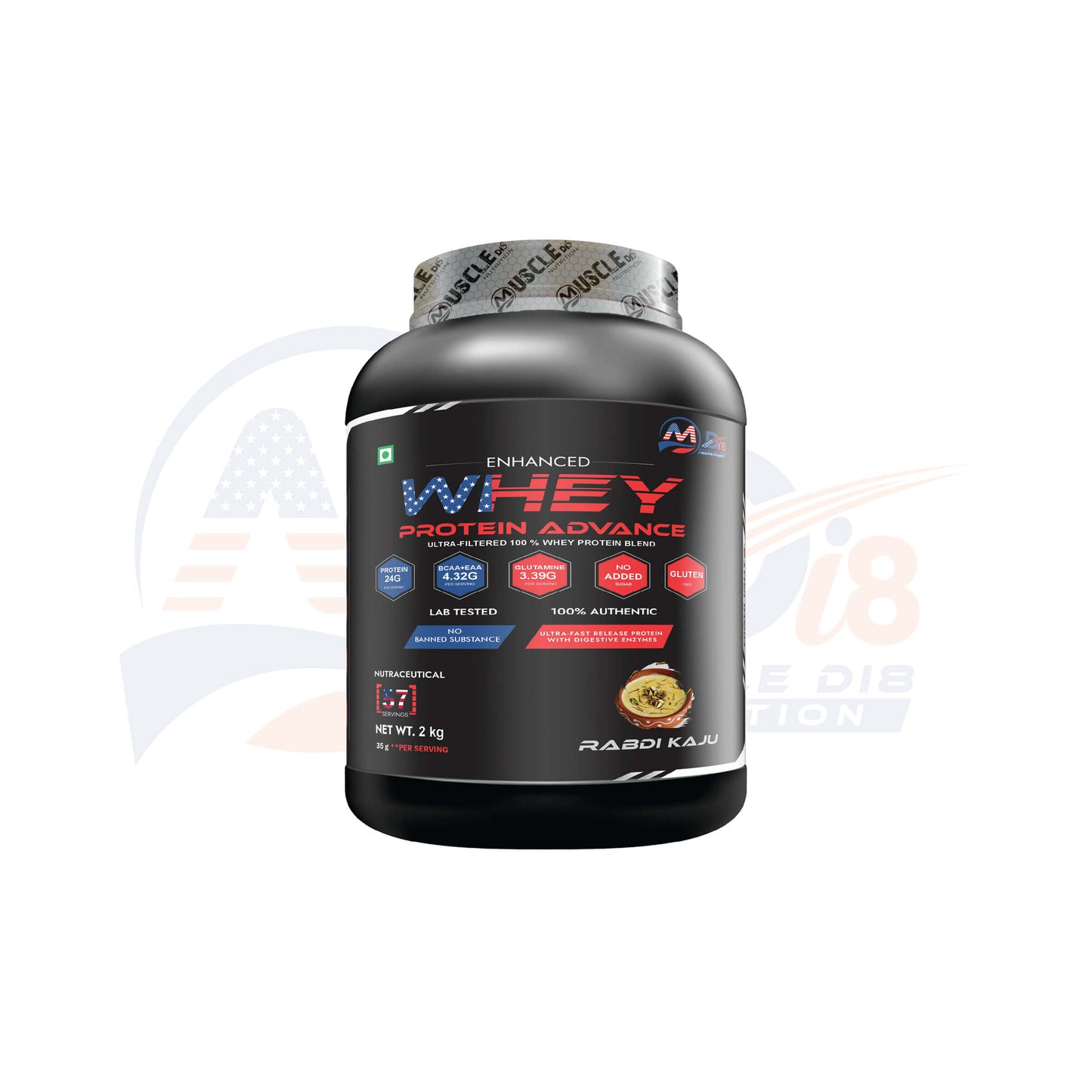 Whey Protein Advance Rabdi Kaju - 2Kg