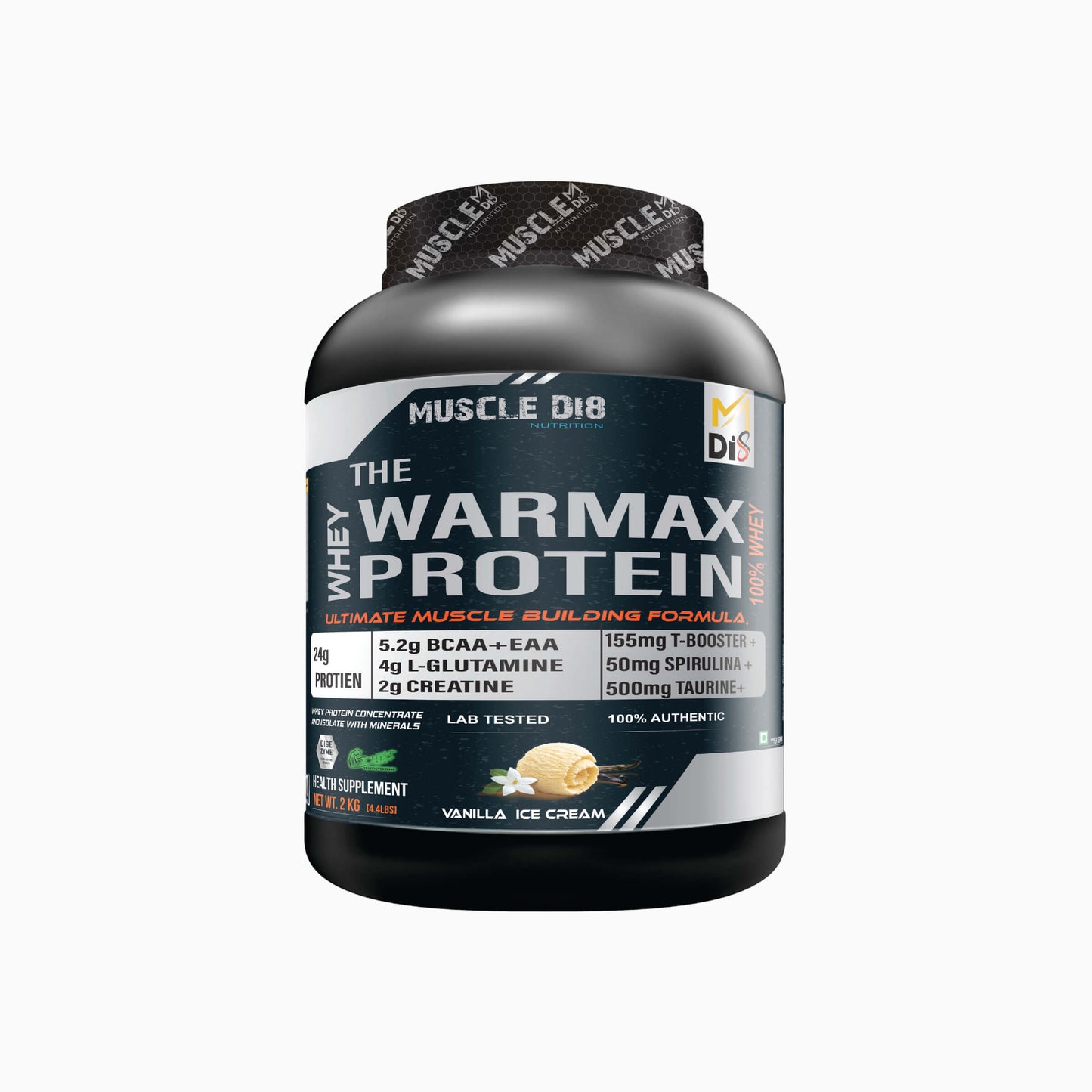The Warmax Whey Protein Vanilla Ice Cream