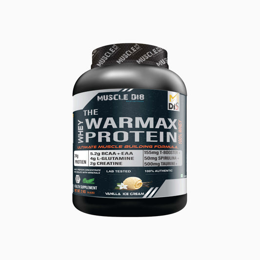 The Warmax Whey Protein Vanilla Ice Cream