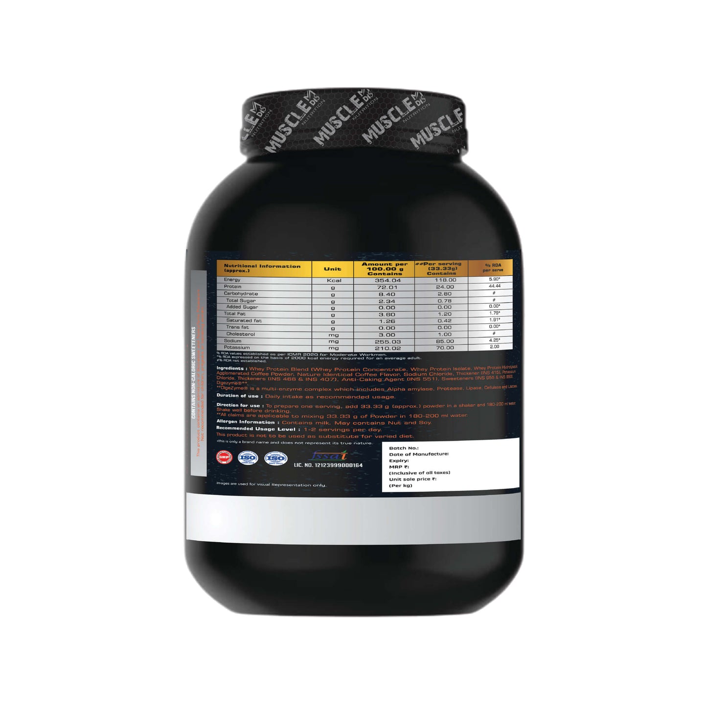 Whey Protein- Coffee Flavor
