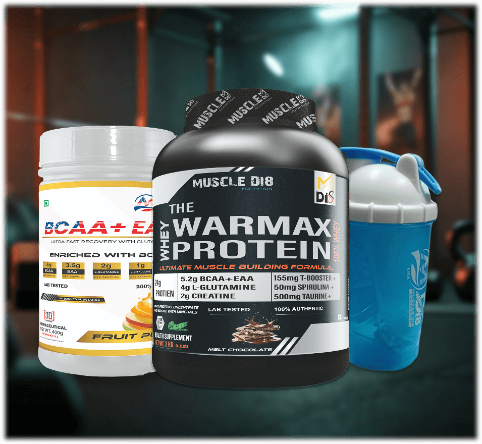 Warmax Whey Protein + BCAA Fruit Punch + Shaker