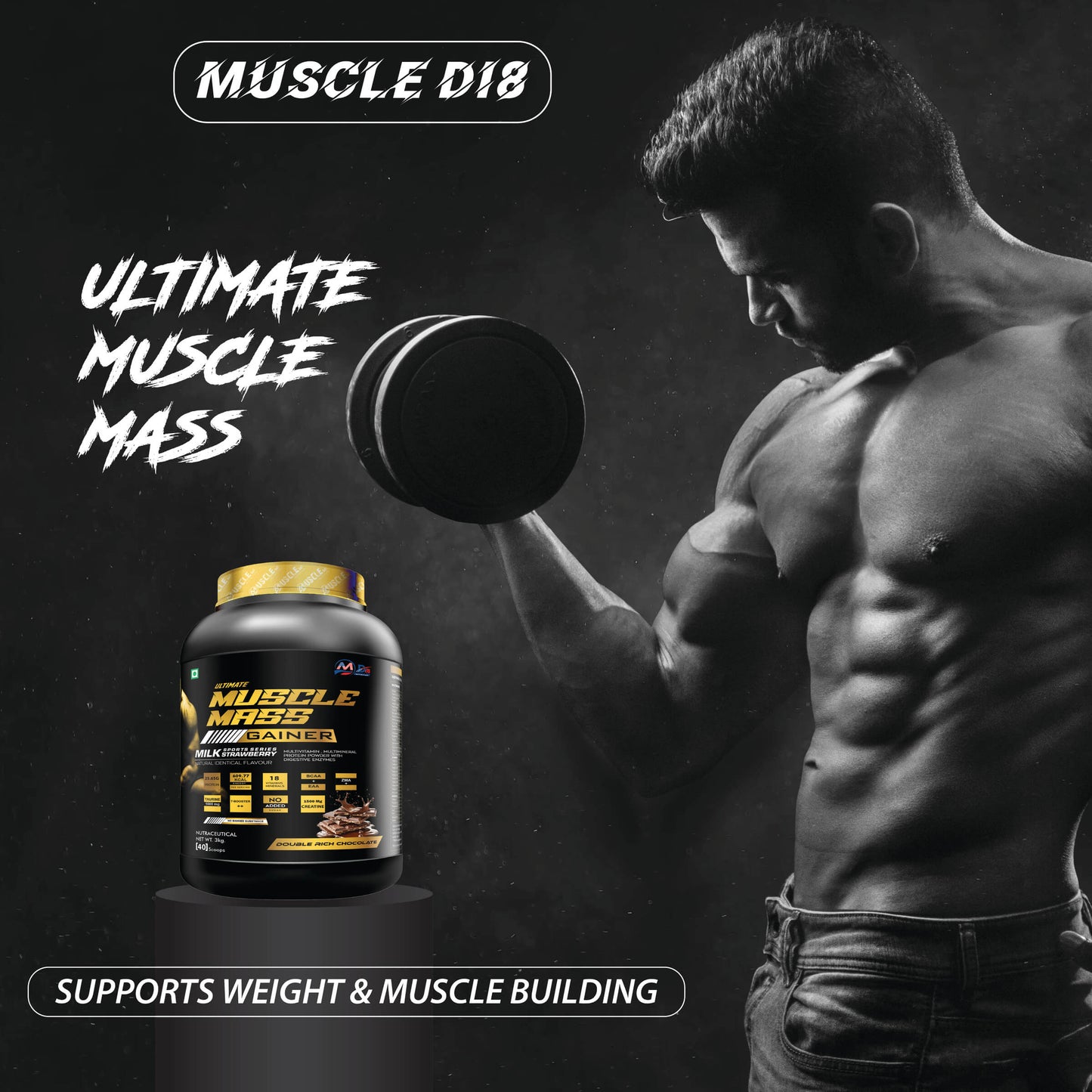 Mass Gainer Chocolate - 3Kg