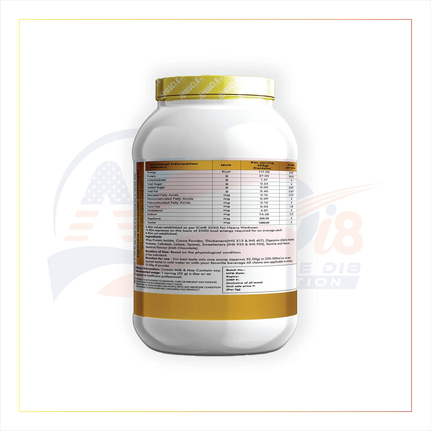 Whey Protein Isolate Iris Chocolate