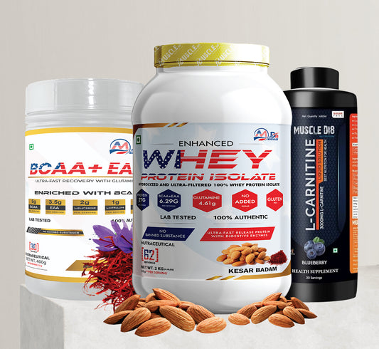 ISOLATE WHEY PROTEIN + L-CARNITINE + BCAA & EAA