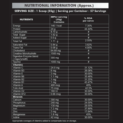 Whey Protein Advance Vanilla Ice Cream - 2Kg