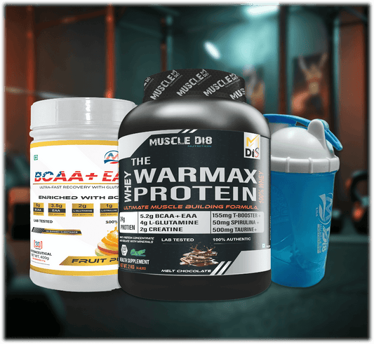 Warmax Whey Protein + BCAA Fruit Punch + Shaker