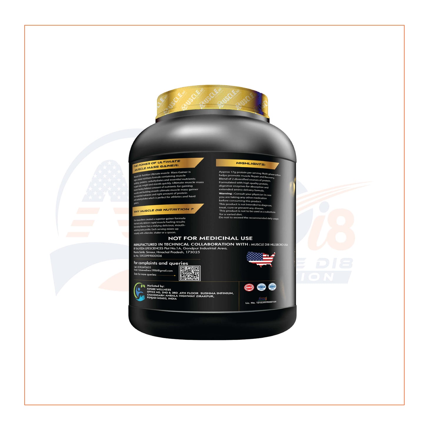 Mass Gainer Chocolate - 3Kg